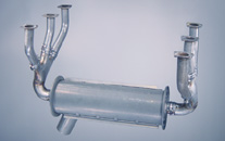 Cessna 182 exhaust system: 182F